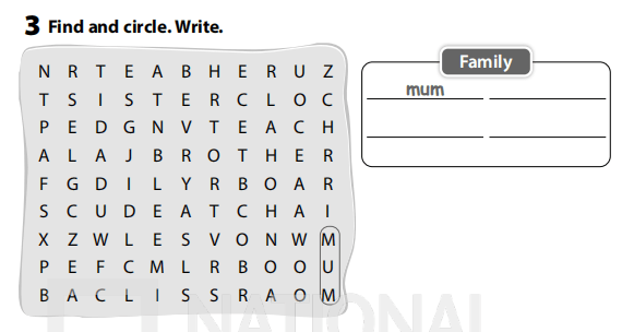 Sách bài tập Tiếng Anh 3 Wonderful Word Unit 1 Review 1