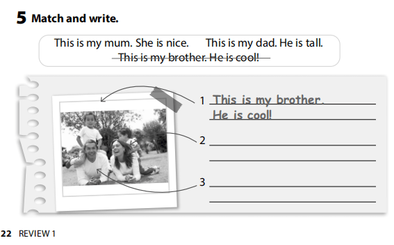 Sách bài tập Tiếng Anh 3 Wonderful Word Unit 1 Review 1