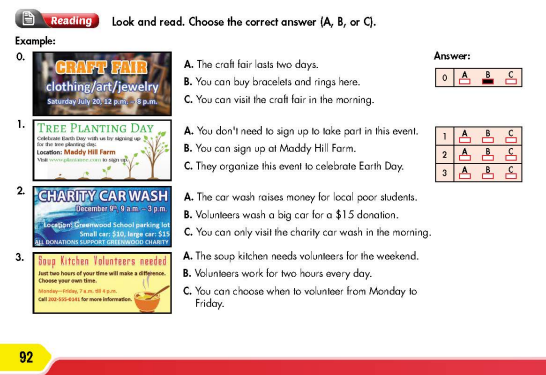 Tiếng Anh lớp 7 Unit 4 Review