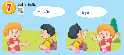 Tiếng Anh lớp 1 Unit 1 Lesson 3