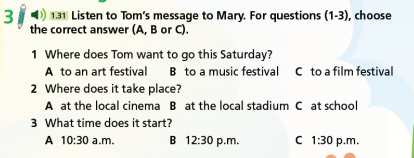 Tiếng Anh 7 Right On Unit 3 Arts & Music