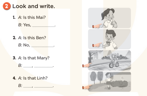 Sách bài tập Tiếng Anh 3 Unit 3 Our friends