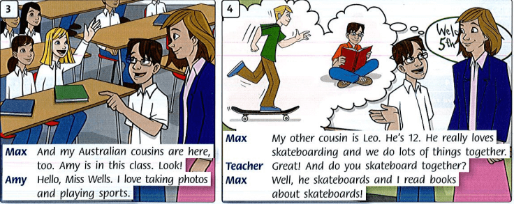 Family and Friends 5 Starter Back together! Lesson one