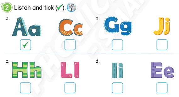 Tiếng Anh 3 Phonics Smart Unit Welcome Letters