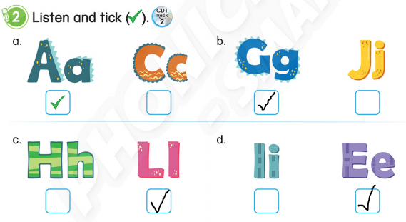 Tiếng Anh 3 Phonics Smart Unit Welcome Letters