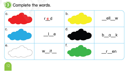 Tiếng Anh 3 Phonics Smart Unit Welcome Colours