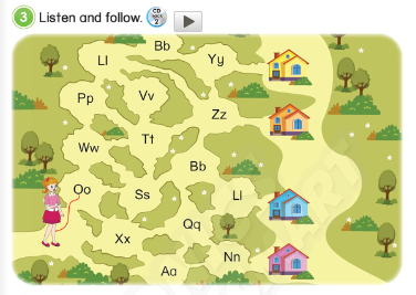 SBT Tiếng Anh lớp 3 Phonics Smart Unit Welcome Letters