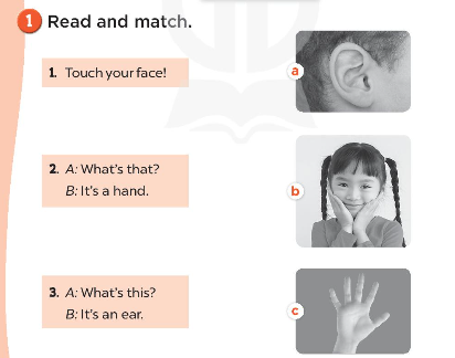 Sách bài tập Tiếng Anh 3 Unit 4 Our bodies