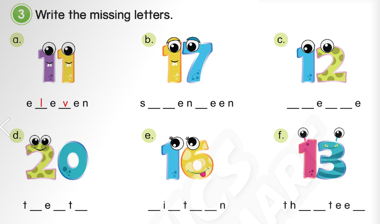 SBT Tiếng Anh lớp 3 Phonics Smart Unit Welcome Numbers