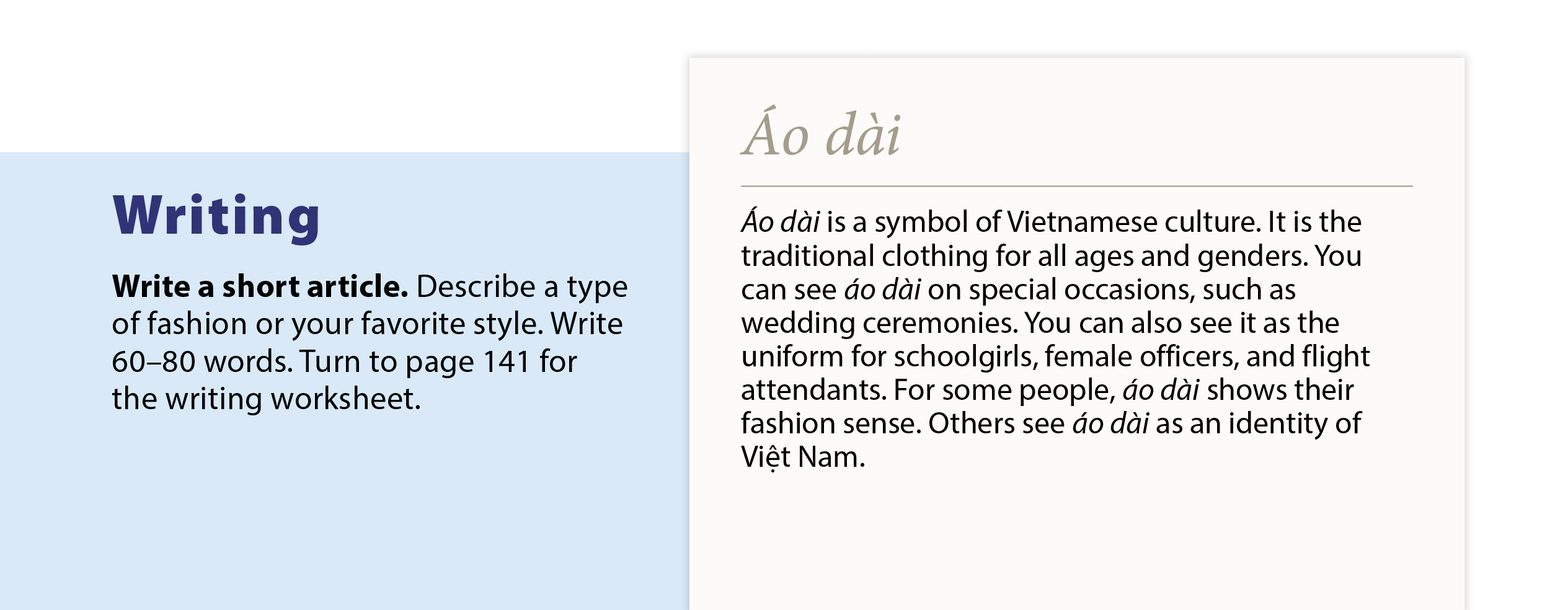 Tiếng Anh 7 Cánh Diều Unit 3 Writing