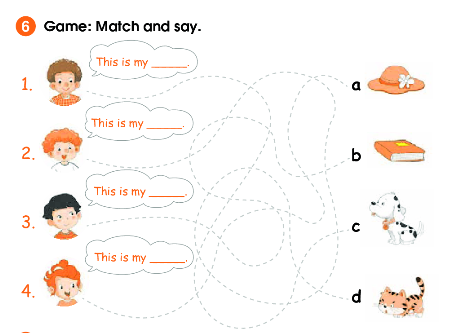 Giải SBT Tiếng Anh lớp 1 Unit 4 In the bedroom