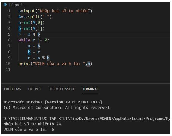 Giải Tin 10 Bài 25