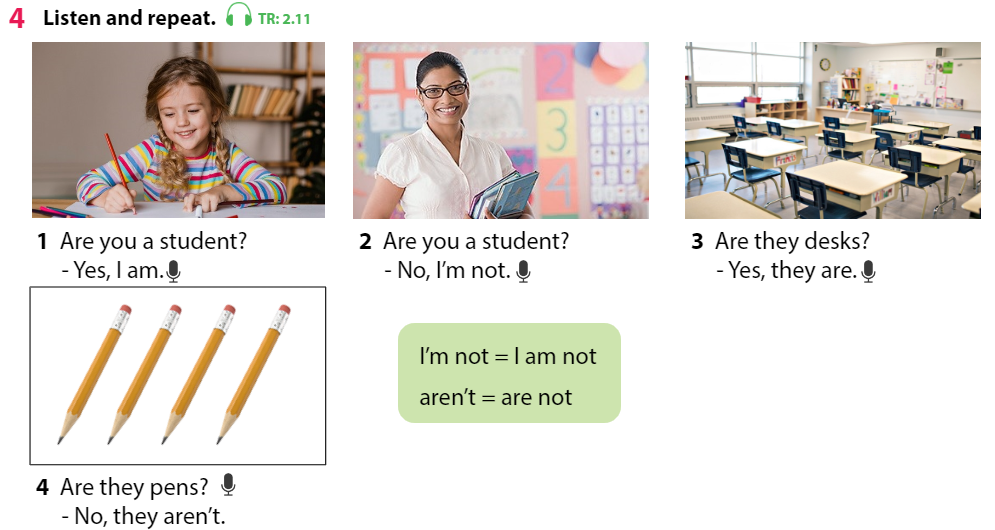 Tiếng Anh 3 Wonderful World Unit 2 Lesson 3