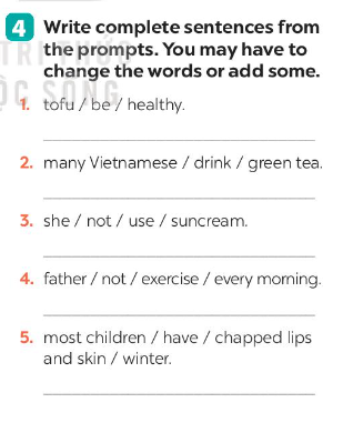 Tiếng Anh 7 Unit 2 A Closer Look 2