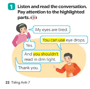 Tiếng Anh 7 Unit 2 Communication