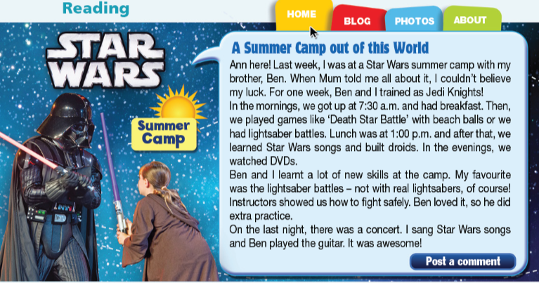 Giải sách bài tập tiếng Anh 7 Right On Skills Practice A