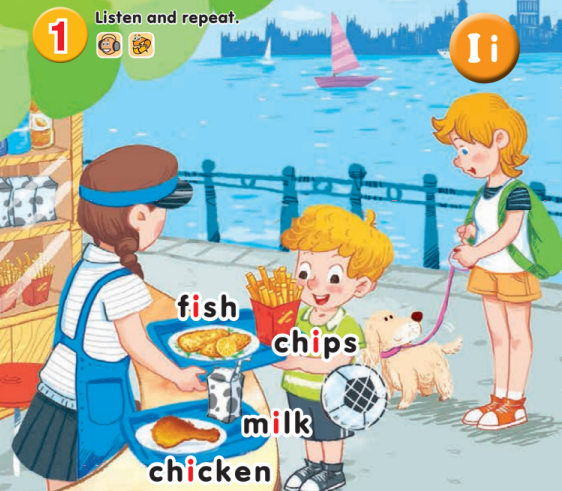 Tiếng Anh lớp 1 Global Success Unit 5 Lesson 1