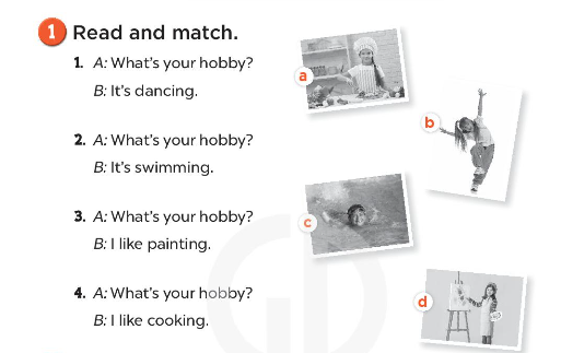 Sách bài tập Tiếng Anh 3 Unit 5 My hobbies