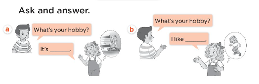 Sách bài tập Tiếng Anh 3 Unit 5 My hobbies