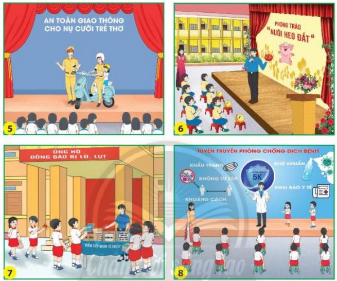 Tự nhiên xã hội lớp 3 Bài 6: Chúng em tham gia các hoạt động xã hội của trường Chân trời sáng tạo