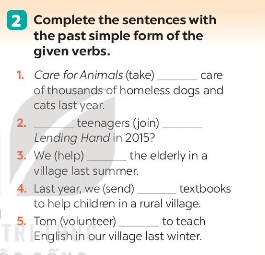 Tiếng Anh 7 Unit 3 A Closer Look 2