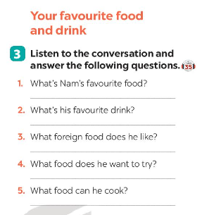 Unit 5 lớp 7 Communication sách Global Success