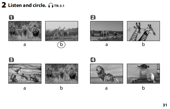Sách bài tập Tiếng Anh 3 Wonderful World Unit 3 Lesson 2