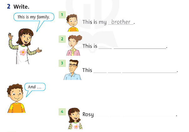 Giải sách bài tập Family and Friends 3 Workbook Unit 3 Lesson 1