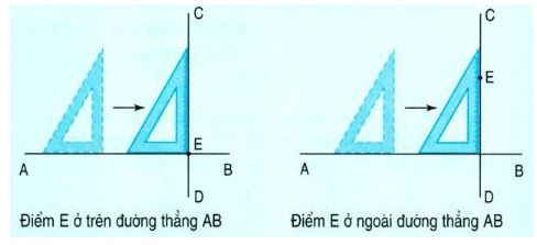 Lý thuyết Vẽ Hai đường thẳng vuông góc