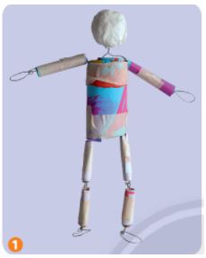 Tạo nhân vật 3D yêu thích - trang 34 SGK Mĩ thuật lớp 6 Chân trời sáng tạo