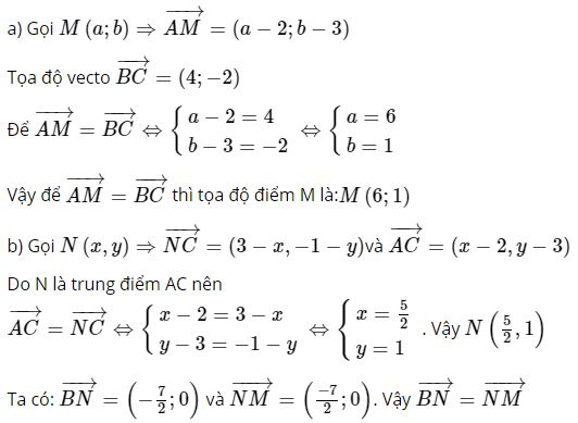 Giải bài 4 trang 65 SGK Toán 10 tập 2 – Cánh diều