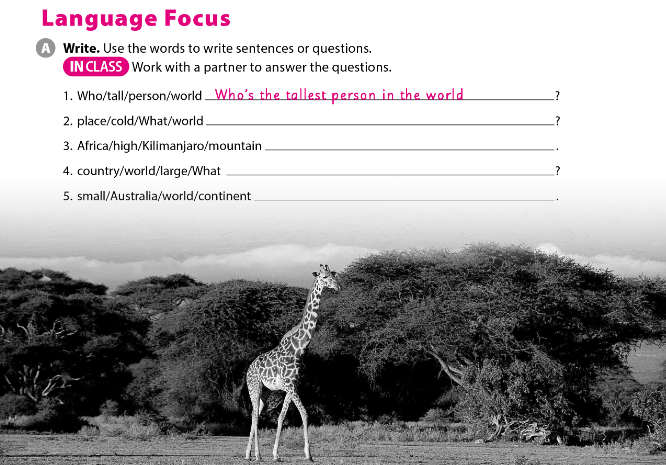 SBT Tiếng Anh 7 Cánh Diều Unit 4 Language Focus