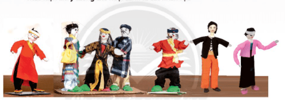 Tập hợp các nhân vật để tạo hoạt cảnh - trang 40 SGK Mĩ thuật lớp 6 Chân trời sáng tạo