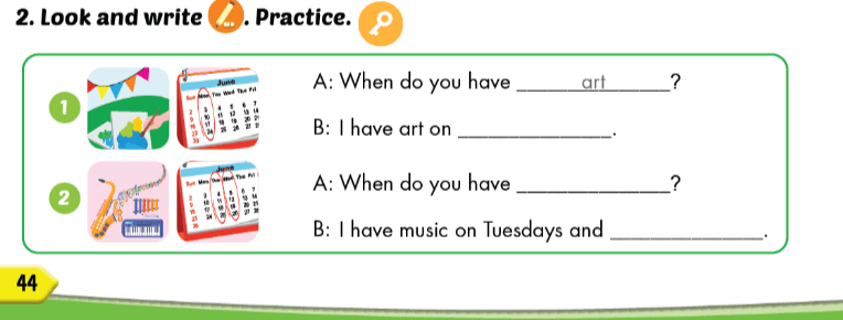 Sách Smart Start 3 Unit 3 Lesson 3