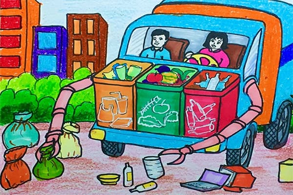 Tranh vẽ cuộc thi ý tưởng trẻ thơ