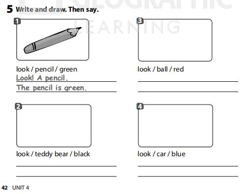 Sách bài tập Tiếng Anh 3 Wonderful World Unit 4 Lesson 3