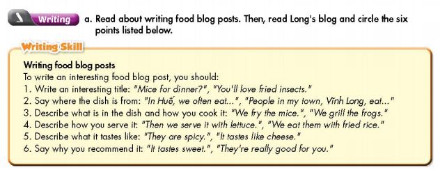 Tiếng Anh 7 Smart World Unit 5 Lesson 3