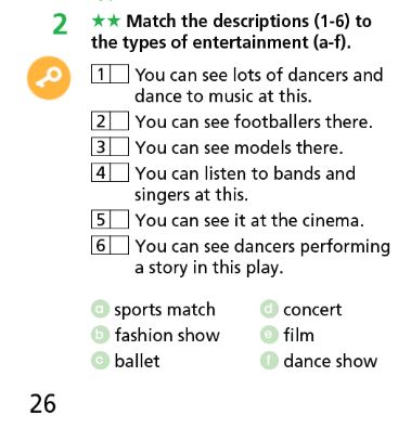 Giải sách bài tập Tiếng Anh 7 Right On Unit 3 Arts & Music