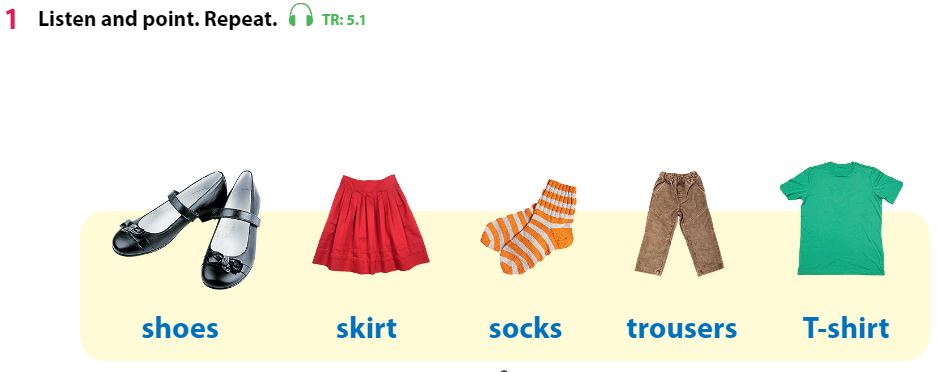 Tiếng Anh 3 Wonderful World Unit 5 Lesson 1