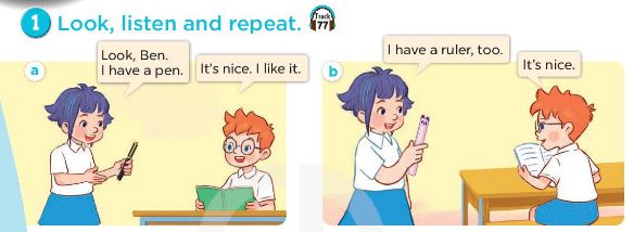 Tiếng Anh lớp 3 Global Success Unit 8 Lesson 1