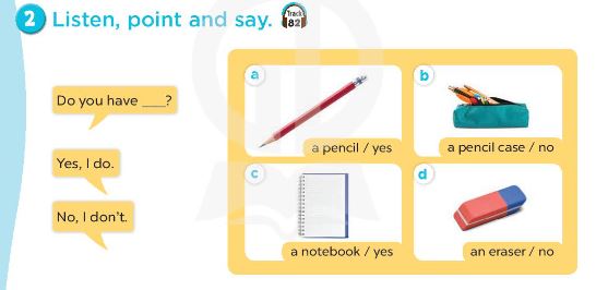 Tiếng Anh lớp 3 Global Success Unit 8 Lesson 2