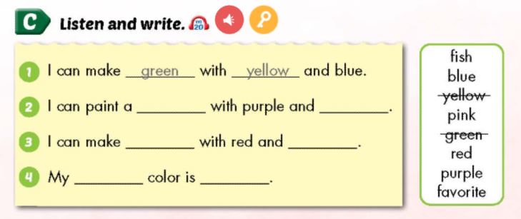 Sách bài tập Tiếng Anh 3 Smart Start Unit 3 Art