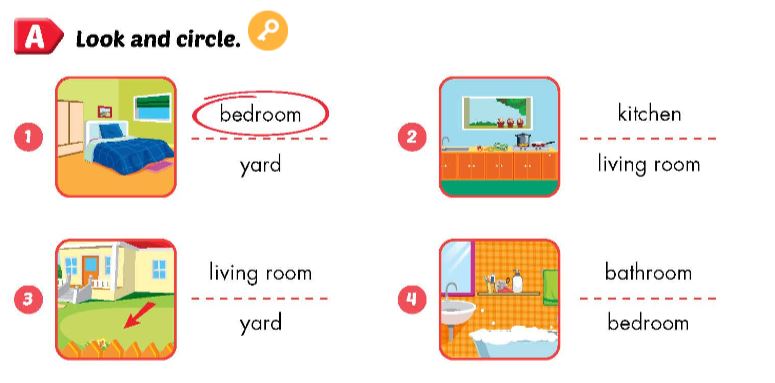 Sách bài tập Tiếng Anh lớp 3 Smart Start Unit 4 Lesson 1