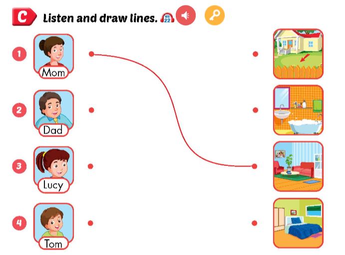 Sách bài tập Tiếng Anh lớp 3 Smart Start Unit 4 Lesson 1