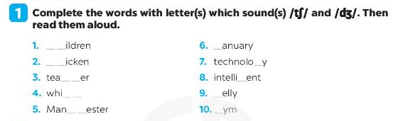 Giải SBT Tiếng Anh 7 Global Success Unit 6 Pronunciation