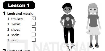 Sách bài tập Tiếng Anh 3 Wonderful World Unit 5 Lesson 1