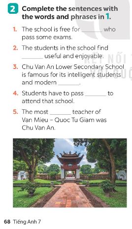 Unit 6 lớp 7 Looking back sách Global Success