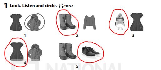 Sách bài tập Tiếng Anh 3 Wonderful World Unit 5 Lesson 2