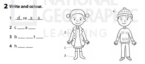 Sách bài tập Tiếng Anh 3 Wonderful World Unit 5 Lesson 2