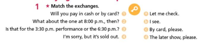 Tiếng Anh 7 Right On Workbook Unit 3 Everyday English 3d